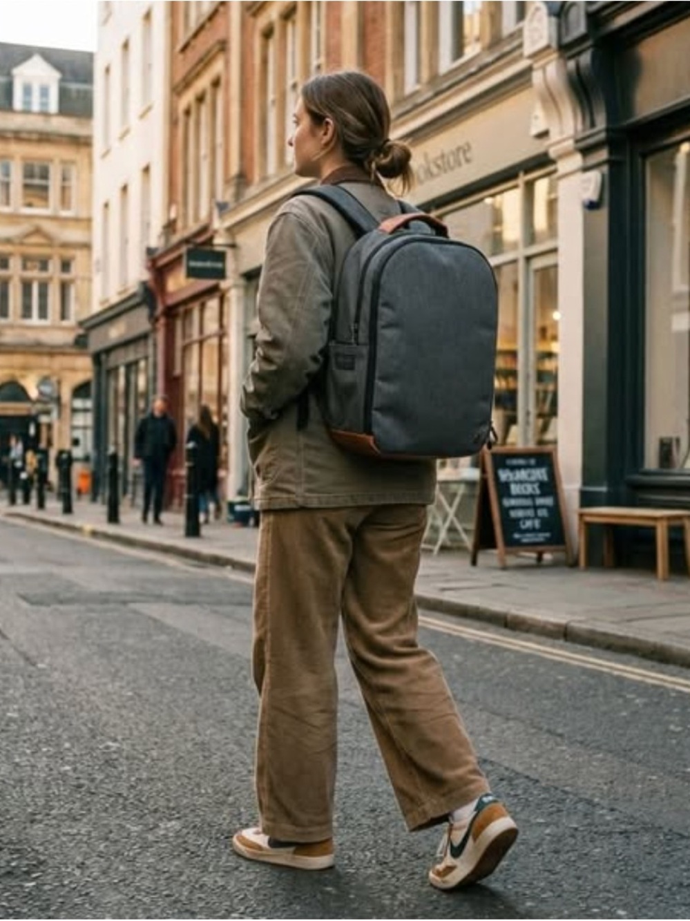 PKG Recycled Durham Commuter Grey Backpack